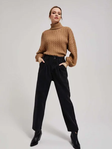 Široké džíny Marisse černé