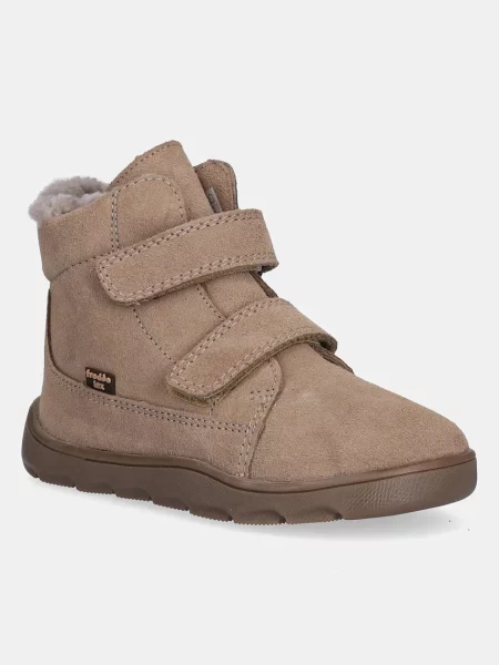 Froddo gyerek velúr téli cipő ZERU TEX FURRY BAREFOOT bézs