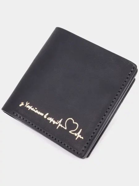 Grande Pelle Гаманець Шкіра чорний