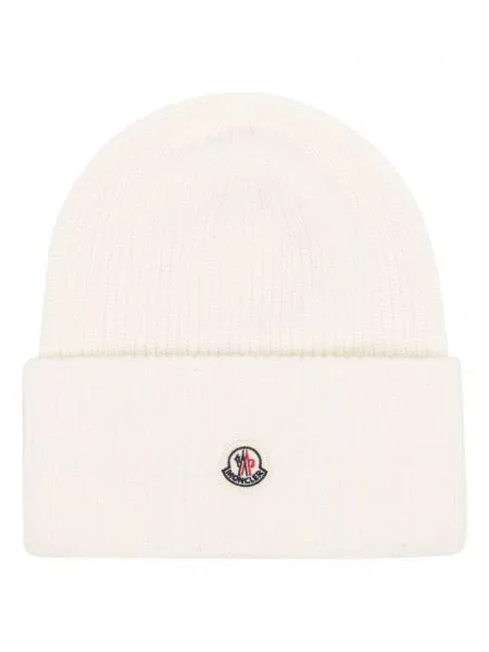 Căciulă Moncler de lână alb
