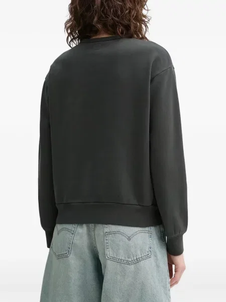 Pulover Levi's® skinny fit cu imagine cu decolteu rotund galben