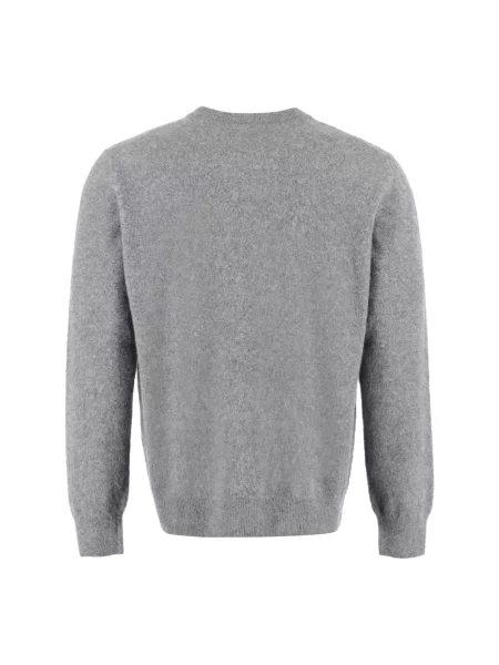 Sweter The (alphabet) żakardowy szary