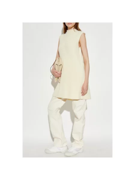 Sweter Jil Sander wełniany beżowy