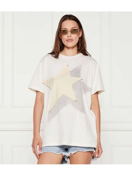 One Teaspoon Tricou SHADOW STAR bej