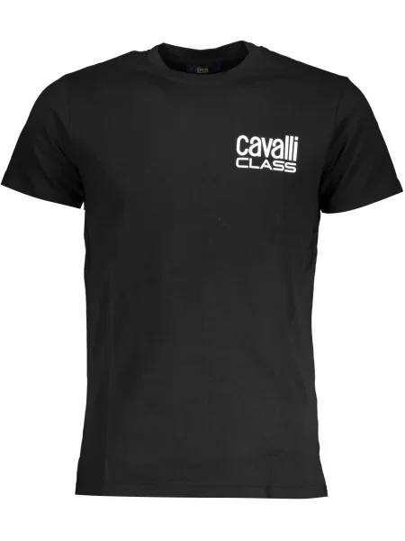 Tricou Cavalli Class scurt negru