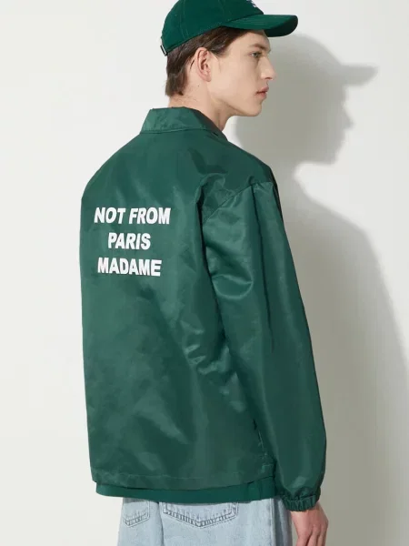 Drôle de Monsieur geaca La Veste Slogan verde