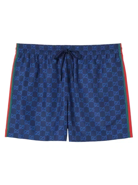Kąpielówki Gucci w paski niebieskie