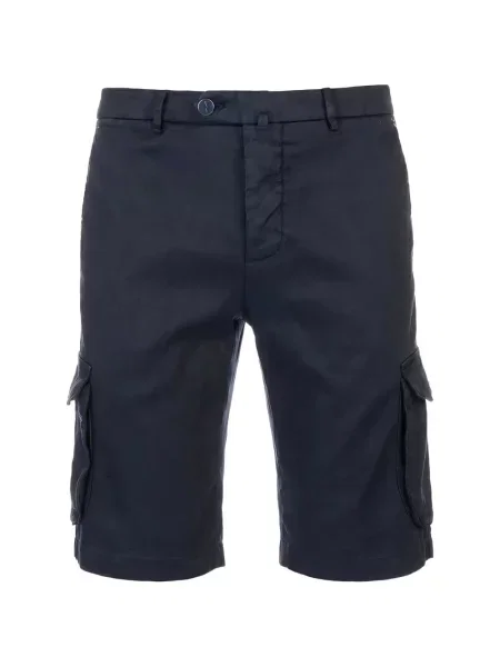 Pantaloni scurți cargo Kiton albastru