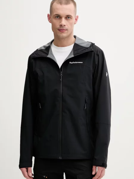 Peak Performance geacă de trekking pentru bărbați Trail Hipe negru