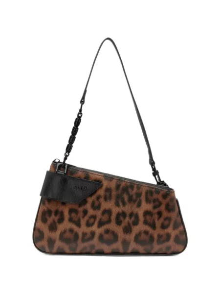 Geantă Gcds cu imagine cu model leopard maro