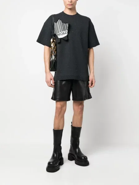 Marškinėliai Jw Anderson apvaliu kaklu pilka