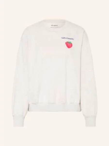 Lollys Laundry Bluza Sydneyll grau czerwona