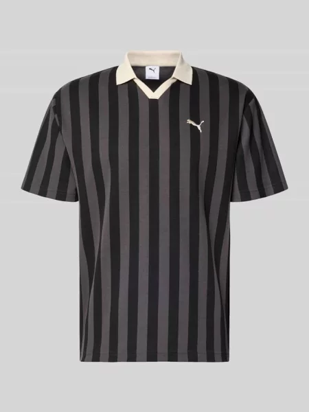 Koszulka polo o kroju relaxed fit z wyhaftowanym logo model ‘CLASS’ Puma Performance czarne