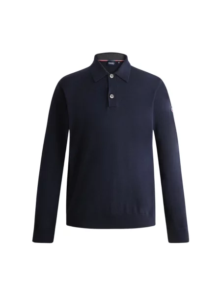 Sweter wełniany Fusalp wełniany niebieski