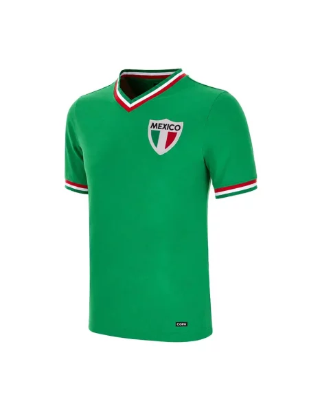 Meksyk Pelé lata Koszulka piłkarska retro – COPA Football zielona