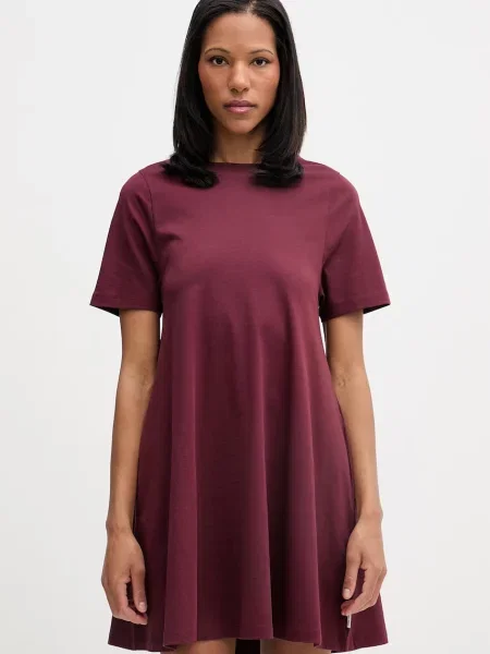 Marc O'Polo sukienka bordowa