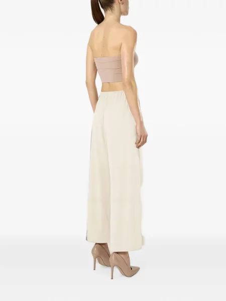 Pantaloni palazzo Wolford alb