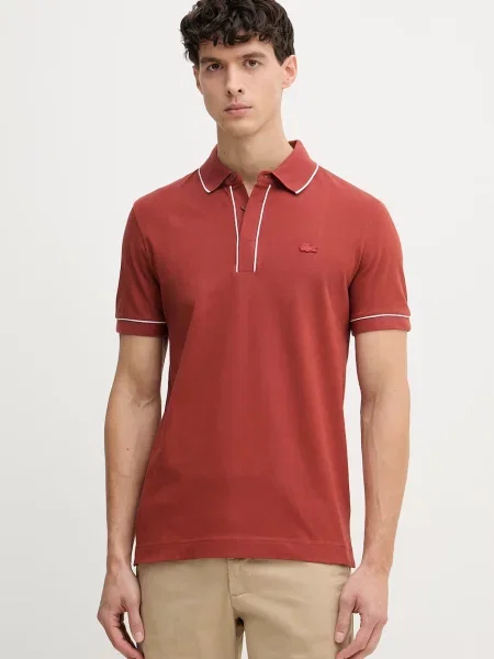 Polo majica Lacoste narančasta