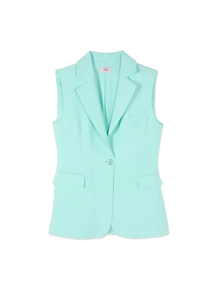 Kamizelka Oltre z krepy zielona