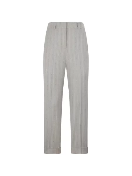 Pantaloni Peserico cu dungi gri