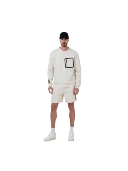 Bluza F**k z okrągłym dekoltem biała