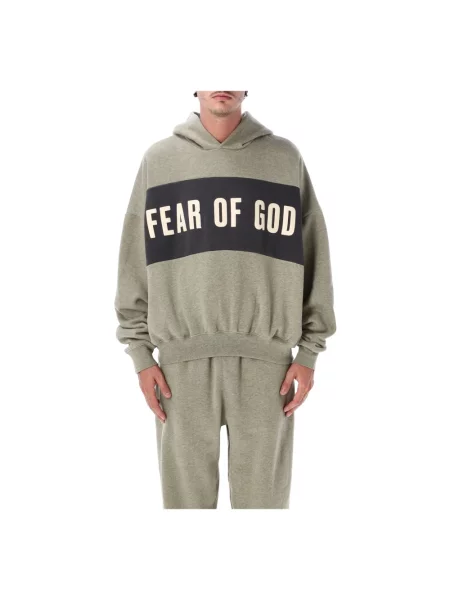 Bluza z kapturem Fear Of God z kapturem zielona