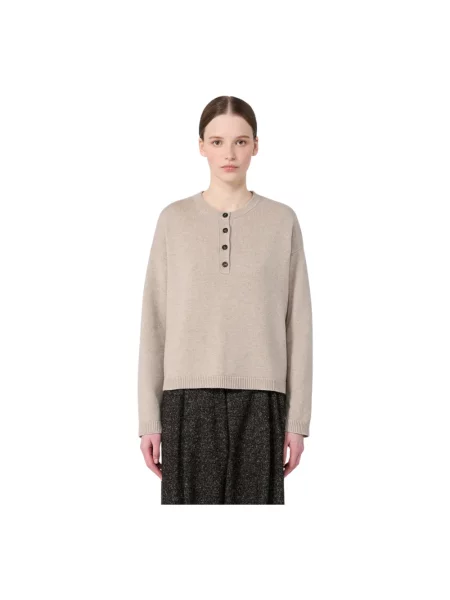 Sweter Max Mara wełniany beżowy
