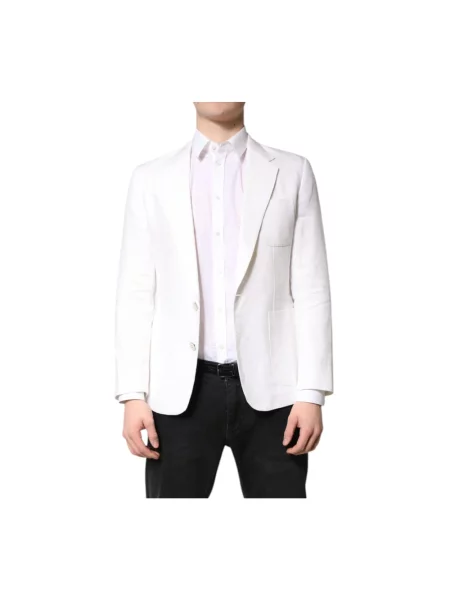 Lniany garnitur Dolce And Gabbana biały