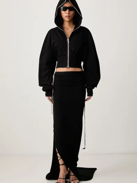 Свитер Rick Owens Drkshdw с капюшоном