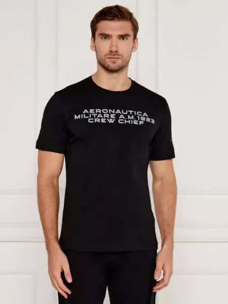 Aeronautica Militare Tricou | Comfort fit negru