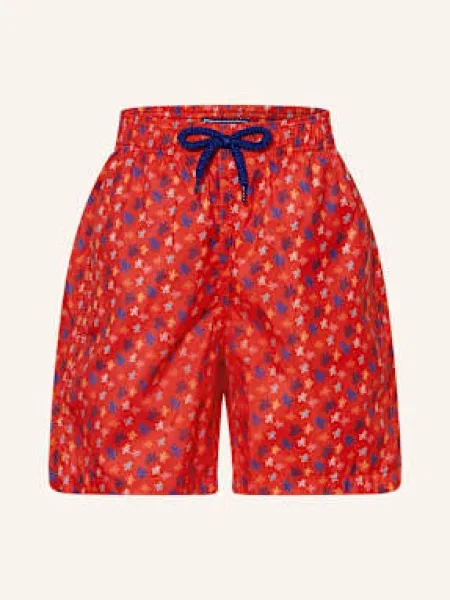 Vilebrequin Koupací Šortky Jihin červená/ modrá/ oranžová červený