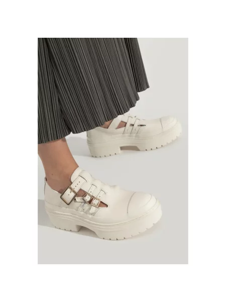 Loafersy Converse białe
