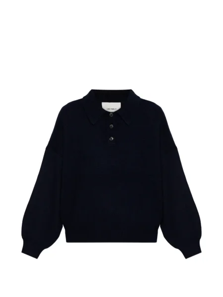 Плетен топ Lisa Yang синьо