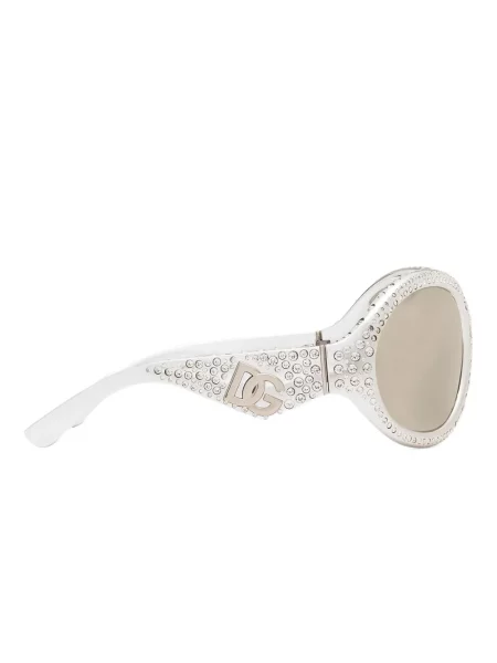 Saulės akiniai Dolce & Gabbana Eyewear balta