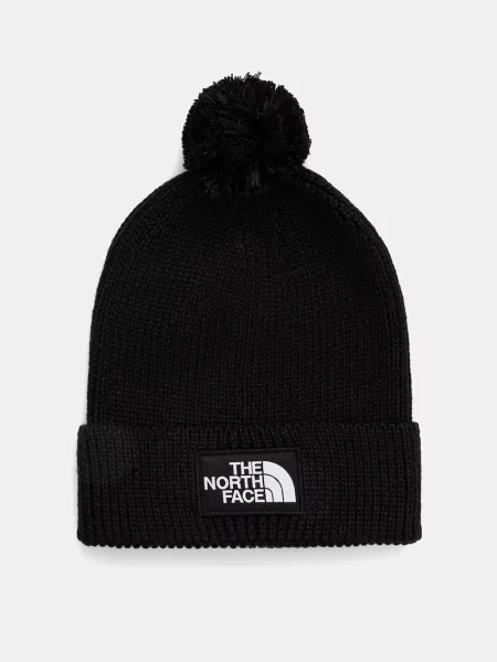 Căciulă The North Face cu autograf negru