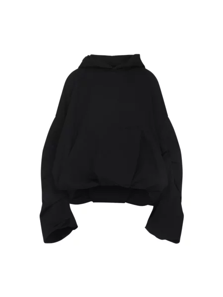 Bluza z kapturem Dries Van Noten z kapturem czarna