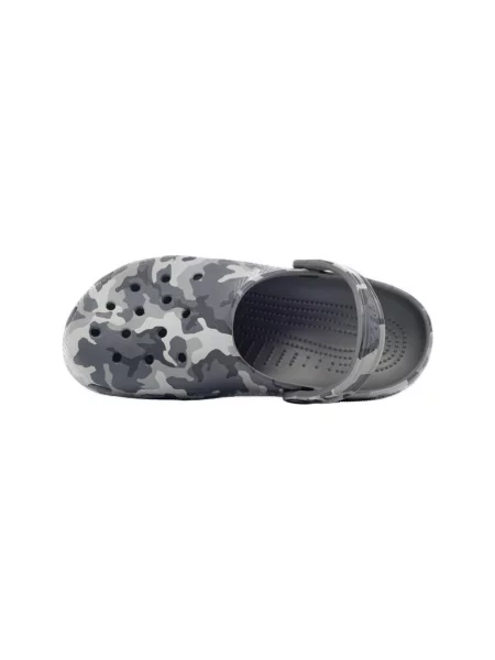 Papuci Crocs cu imagine clasici gri