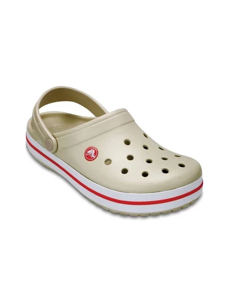 Papucs CROCS Crocband Stucco/Mellon bézs