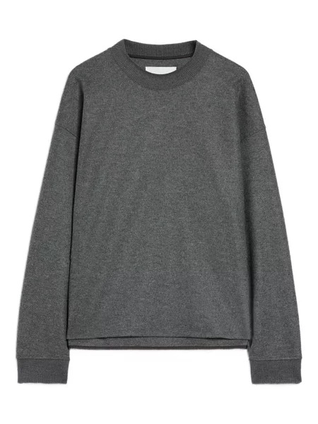 Pulover Jil Sander de lână gri