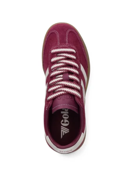 Sneakerși Gola din piele de căprioară violet