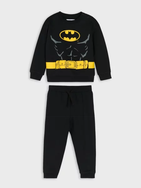 Sinsay Souprava mikiny a kalhot Batman černá