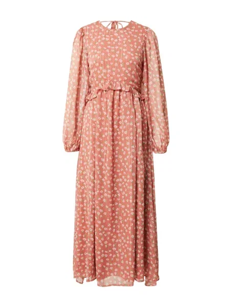 Nasty Gal Rochie verde / rosé / roz pastel / murdar alb