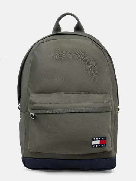 Tommy Jeans rucsac mare cu imprimeu verde