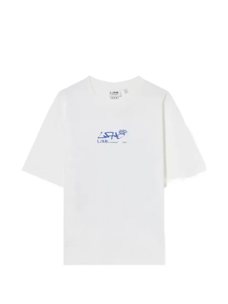 Tricou L/ab C/o Off-white alb