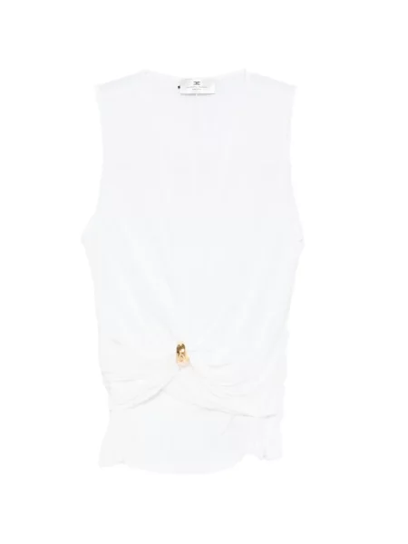 Top Elisabetta Franchi alb