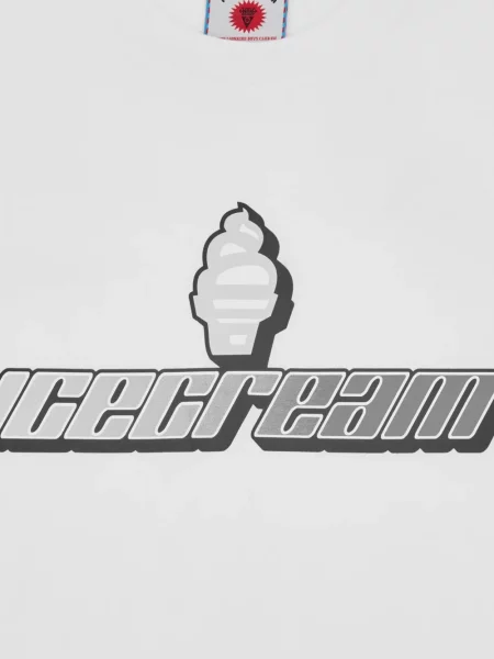 Tricou Icecream cu imagine alb