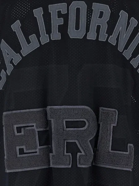 Tricou Erl cu decolteu în V negru