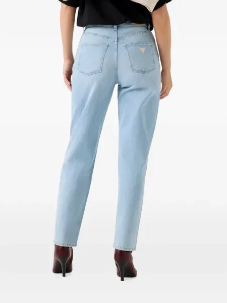 Blugi mom fit Guess albastru