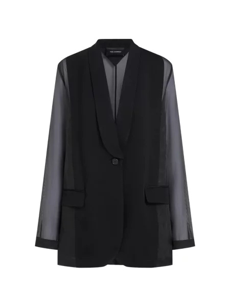 Sacou Karl Lagerfeld lung negru