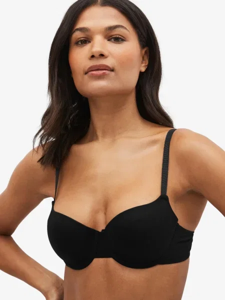 Next Sutien bej / negru alb
